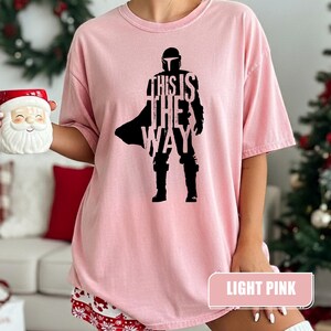 Vintage Grogu Baby Yoda Shirt, Star Wars Mandalorian “This Is The Way” Tee, Galactic Galaxy Edge Fan Gift, Sci-Fi Movie Shirt, Trendy Shirt image 9