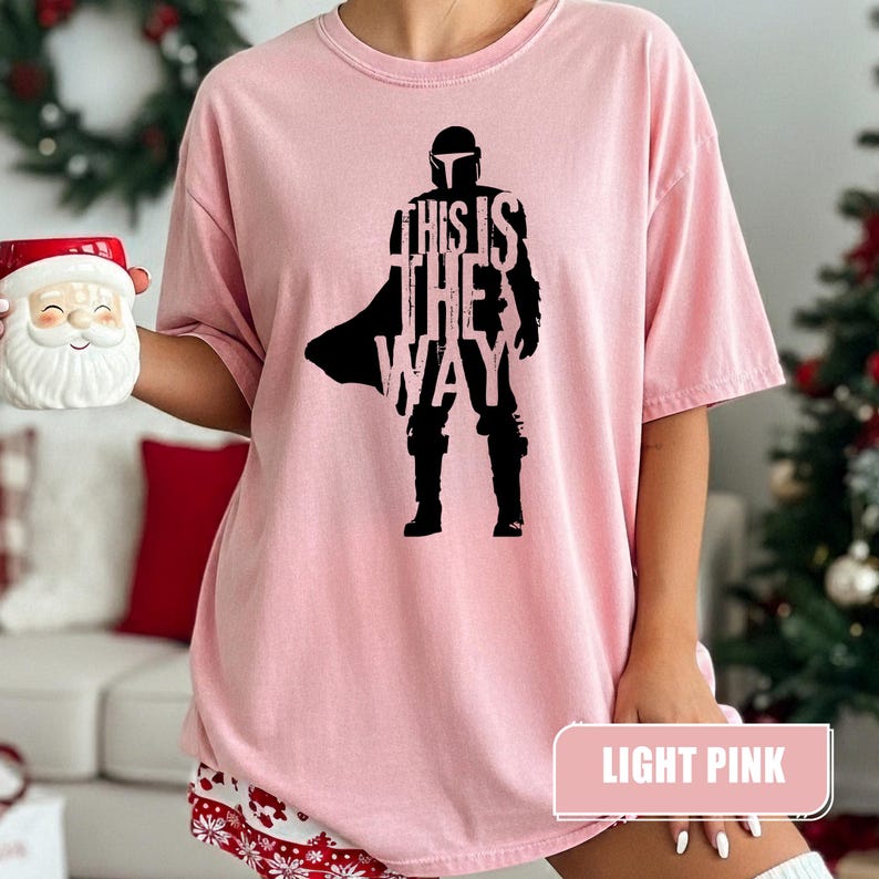 Vintage Grogu Baby Yoda Shirt, Star Wars Mandalorian “This Is The Way” Tee, Galactic Galaxy Edge Fan Gift, Sci-Fi Movie Shirt, Trendy Shirt image 9