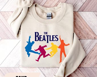 The Beatles Colorful Sweatshirt, Beatles Music Hoodie, 90s Beatles Sweater, Gift For Beatles Fan, Rock Band Sweatshirt, Beatles Lover Shirt