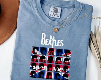 Die Beatles-Gruppe Shirt, die Beatles Geschenk, Geschenk für den Beatles-Liebhaber, Rock'n'Roll T-Shirt, Rock'n'Roll Geschenk, die Beatles Konzert Shirt