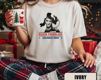 Camiseta Comfort Colors® de Elvis Presley, camiseta King of Rock, camiseta de Elvis Presley, regalo de rock and roll para fans, regalo de Elvis Presley