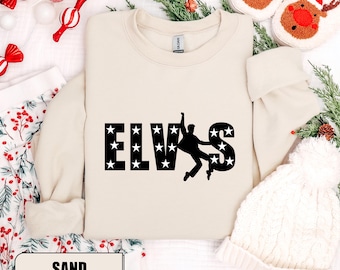 Elvis-sweater, Elvis Presley-hoodie, Elvis Presley-cadeau, Elvis Presley-merchandise, cadeau voor Elvis Presley-fan, rock-'n-roll, cadeau voor haar hem