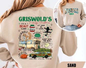 Griswold Christmas Family Sweatshirt, Christmas Vacation Sweater, Christmas Movies Tee, National Lampoon Vacation Shirt,Family Vacation Gift