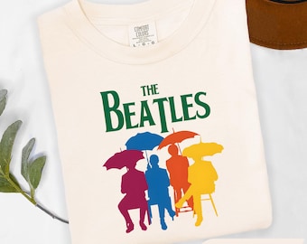Camiseta colorida de los Beatles, camiseta de la gira musical de los Beatles, camiseta de fan de los Beatles, regalo de los Beatles, camiseta de rock and roll, camiseta de música retro, regalos musicales