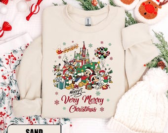 Mickey's Very Merry Christmas Party Sweatshirt, Christmas Family Matching Shirt, Mickey Christmas Sweater, Merry Christmas, Disney Christmas