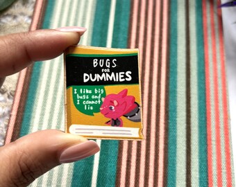 Bugs for dummies Wooden Pin | Badge Pin | Anime