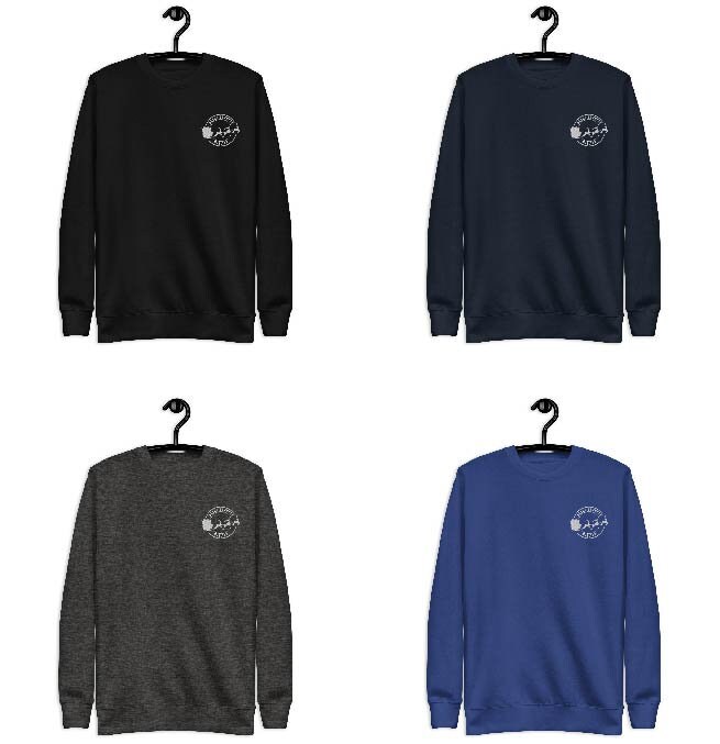 Claus Express Mailing Embroidered Unisex Premium Sweatshirt Etsy