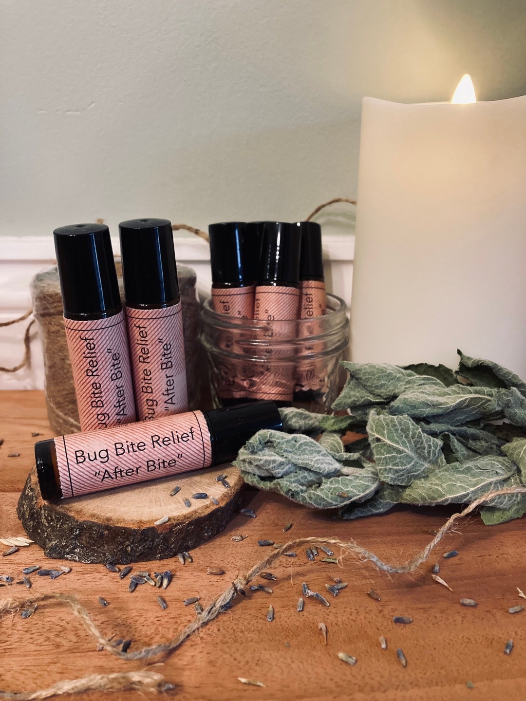 Natural Bug Bite Roller Etsy