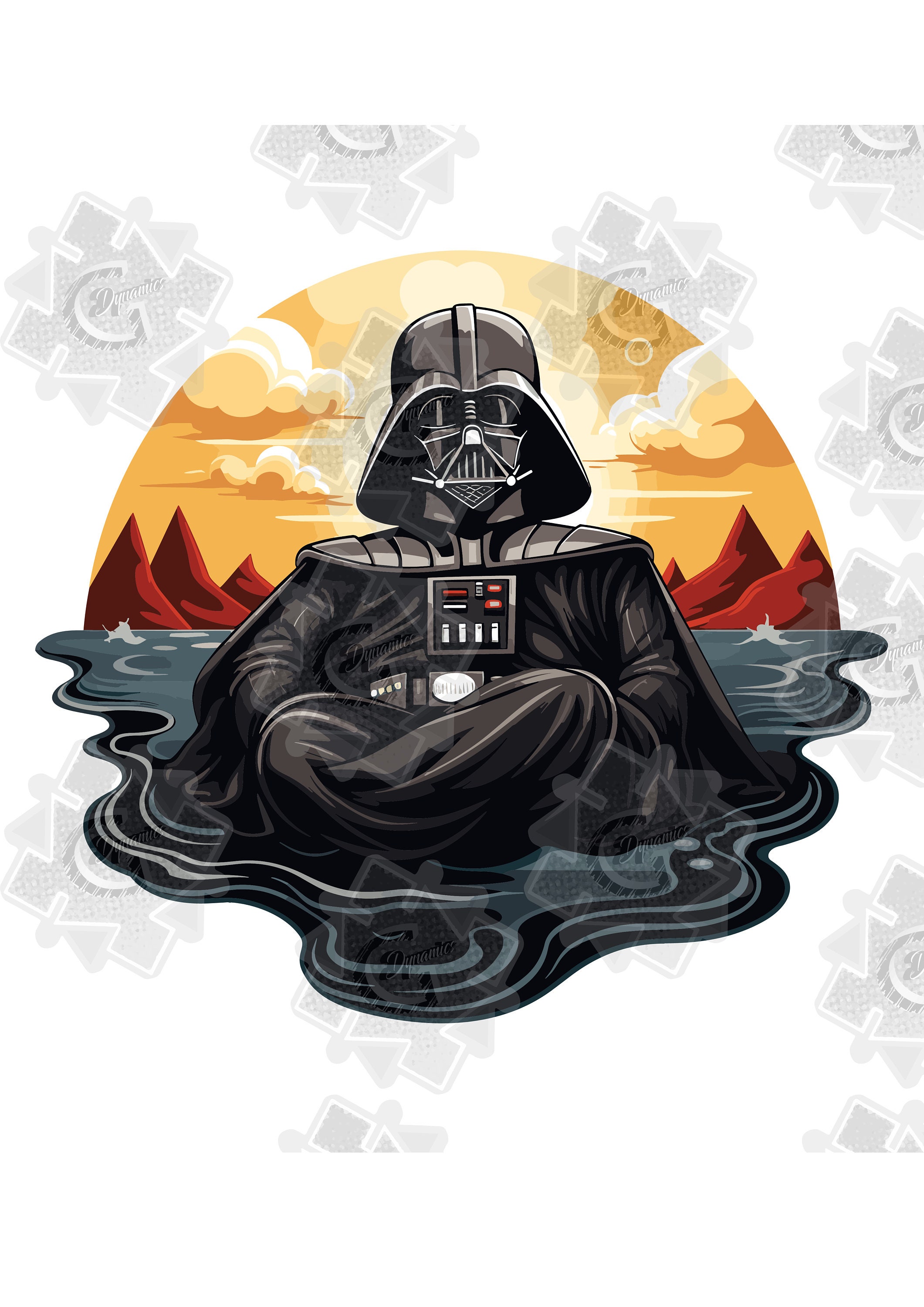 Darth Vader Using the Force PNG, SVG - Etsy