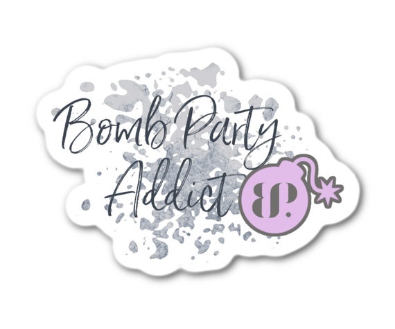 BombParty Addict Vinyl Sticker