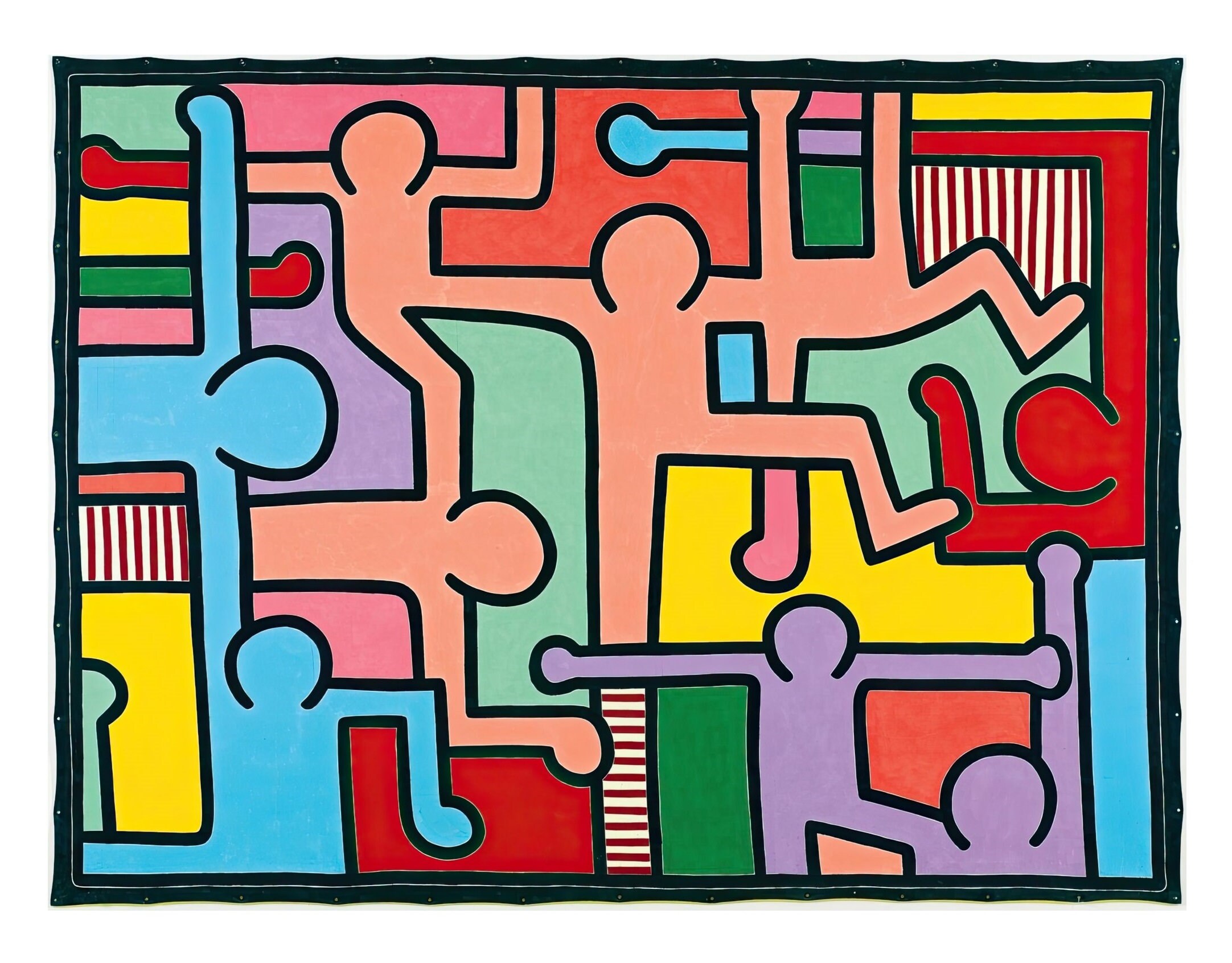 8K HD Keith Haring Art Work High Resolution Digital Japanese