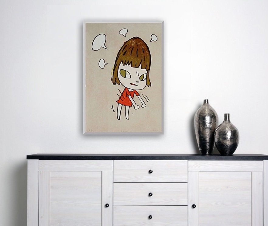 奈良美智 1,2,3,4 Pissed Off 木版画 ED50 8K Yoshitomo Nara 