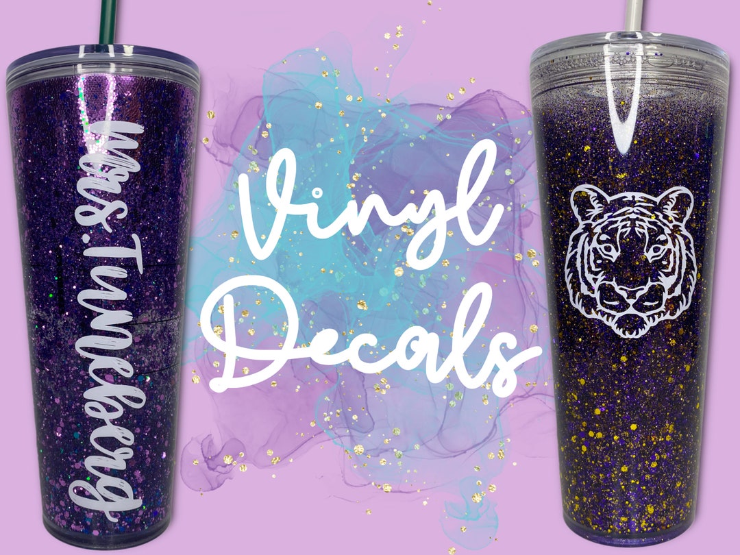 Custom Permanent Vinyl Decals Personalized Permanent Vinyl Etsy