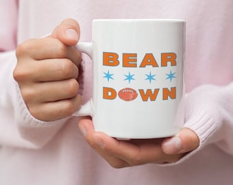 Bear Down Coffee Cup Chicago Bears Coffee Mug