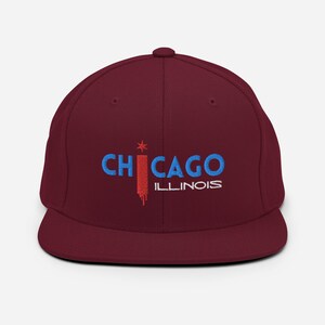 Chicago Classic Snapback Hat Chicago Flag Hat