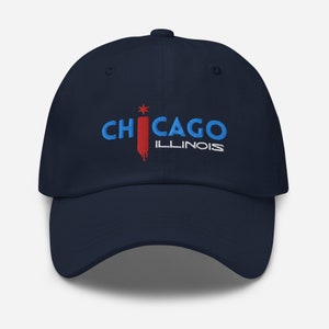 Chicago Hat Classic City of Chicago Flag Baseball Cap