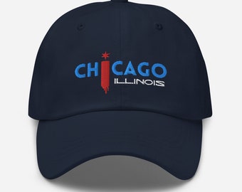 Chicago Hat Classic City of Chicago Flagge Baseball Cap