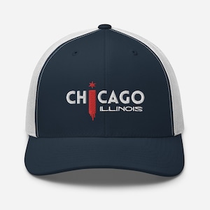 Chicago Trucker Hat Chicago Flag Cap