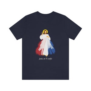 La Divina Misericordia | Imagen religiosa de Jesus | Regalo Católico | Oración devocional | Ropa religiosa católica para hombres y mujeres