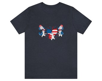 Meow-nderful Independence Day: Celebrate 4th of July with Cats T-shirt