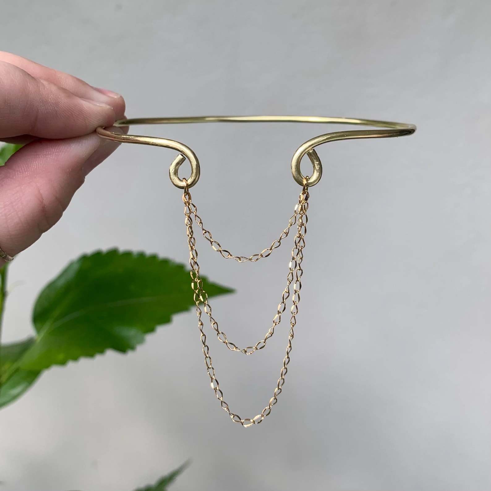 Triple Chain Arm Cuff | Arm Cuff | Armlet | Bracelet | Bohemian ...