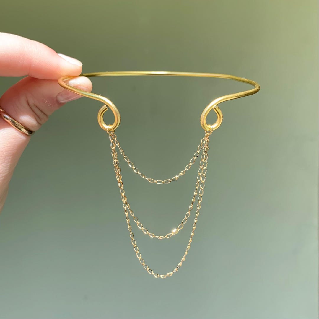 Triple Chain Arm Cuff | Arm Cuff | Armlet | Bracelet | Bohemian ...