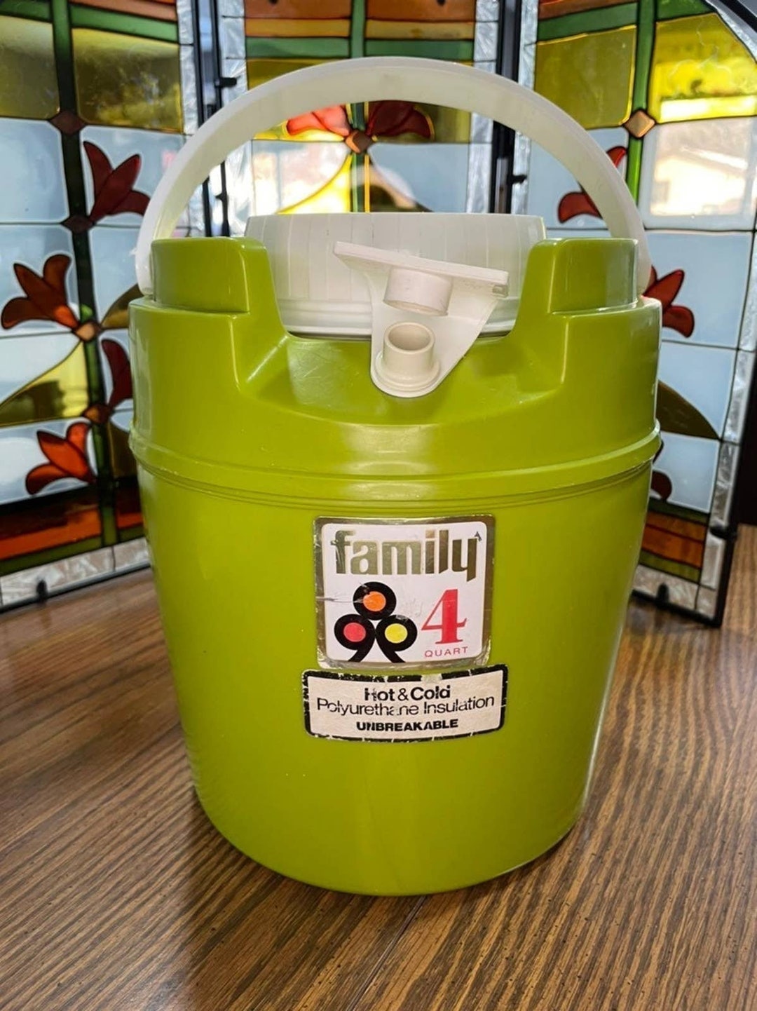 Vintage MCM RETRO Green Drink Cooler/ Water Bottle 4qt Etsy