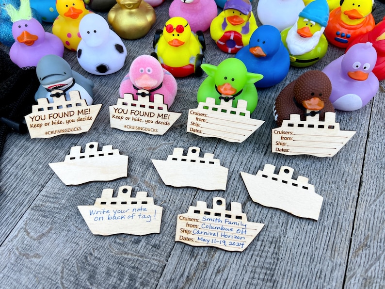 cruise ducks cruising tag custom