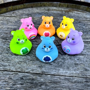 Care bear duck care bears duck favor carebear rubber duck for ducking grumpy bear tenderheart funshine bear good luck cheer bear share bear