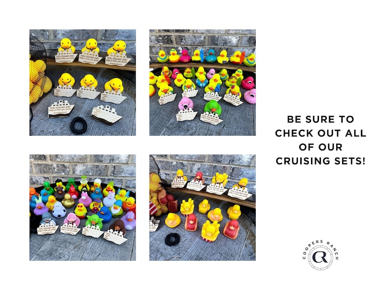 We offer many rubber duck set for cruising