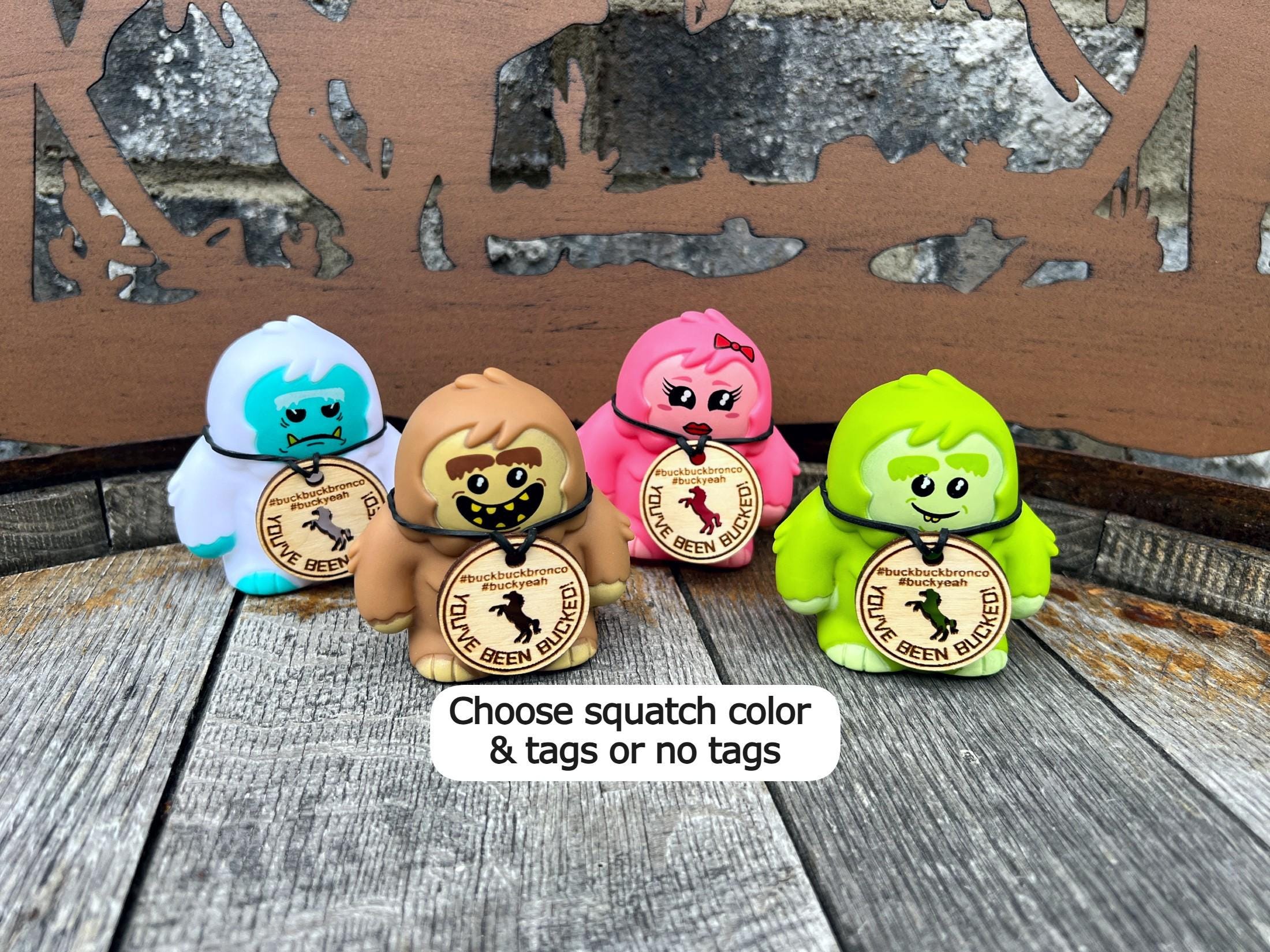 Bigfoot Ducks Sasquatch Bronco ビッグフット  Bigfoot 新品　タグ付き　Bucky Yeti Bucked Been Youve Duck Rubber ぬいぐるみ