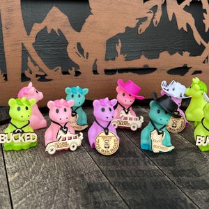 Buck buck bronco ducks horse duck tag for bronco rubber ducks youve been bucked rubber horse ducks kit bucking bronco accessories gift women