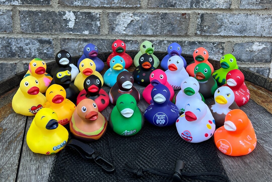 thumbnail image 2 of Black Glitter Rubber Ducks - Mini Crown Sunglasses Ducks For Jeep Ducking 2 of 10