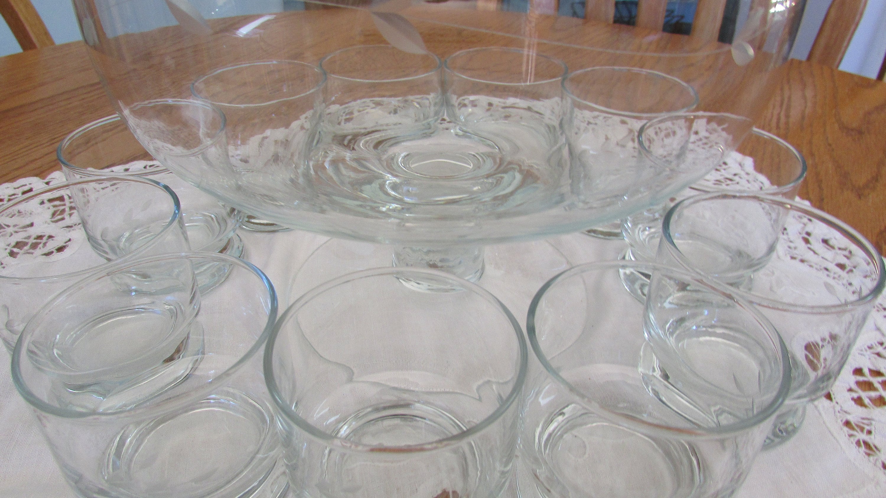 Princess House Punch Bowl Set Etsy