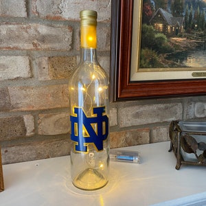Notre Dame wine bottle light (Battery Operated)