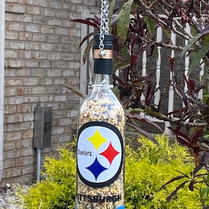 Butelka wina Pittsburg Steelers Karmnik dla ptaków