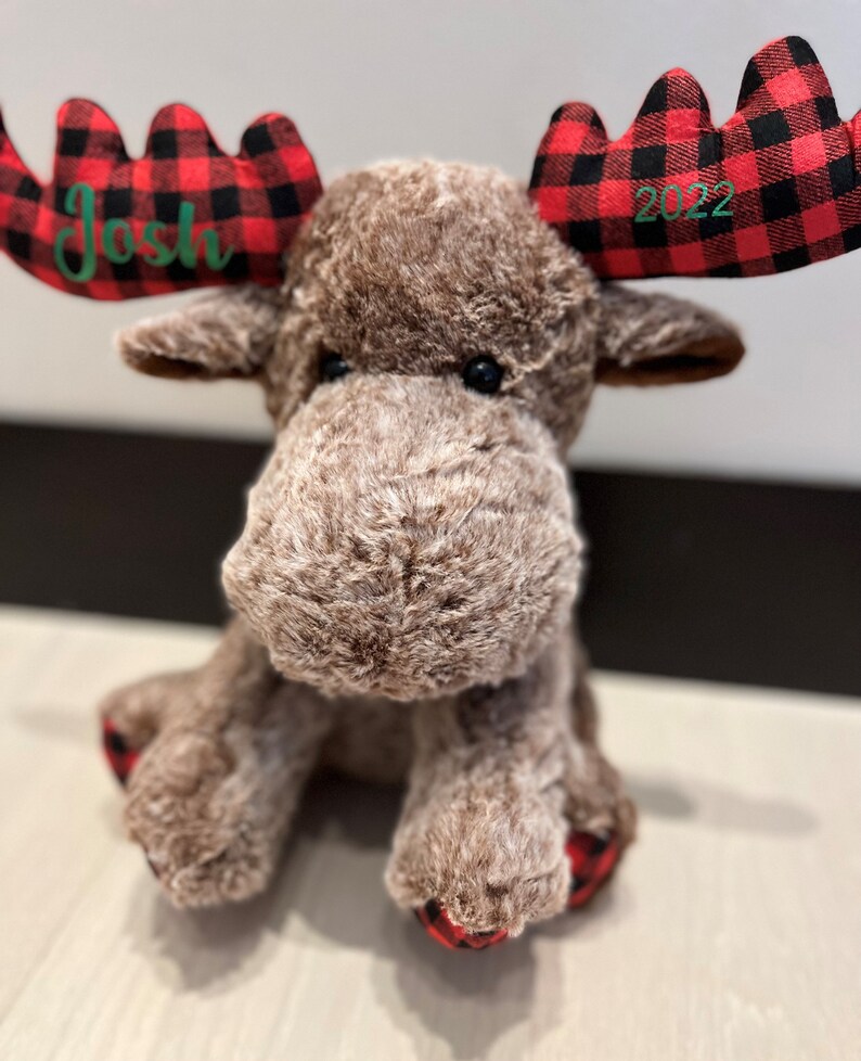 Personalized Moose Stuffy - Etsy