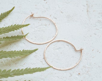 Textured Hoop Earrings