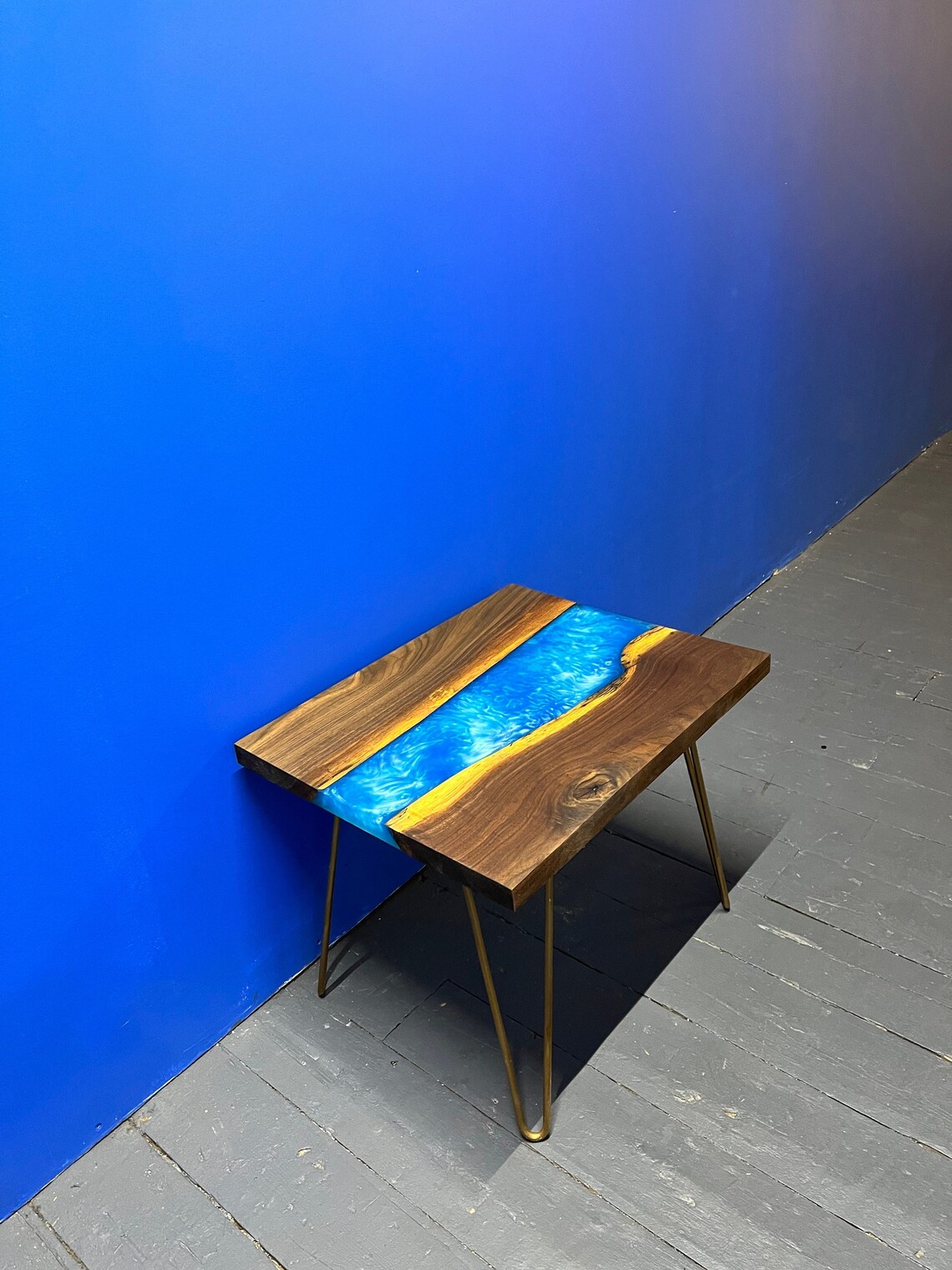 Epoxy Resin Side Table / River Table Etsy Canada