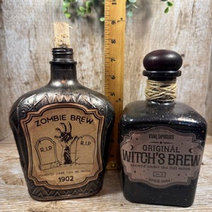 Bouteilles de potion d'Halloween, décoration effrayante d'apothicaire image 4