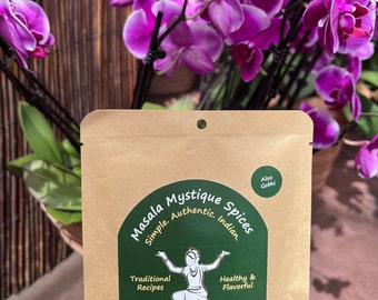 Indian cooking kits - Spices + Recipe = Easy Indian cooking - Healthy Foodie meals or Vegan + Vegetarian delight perfect for you or as gift