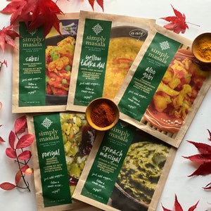 Spice kit for &quot;Tour of Indian cooking&quot;| Pre-measured herbs, spices, seasonings, spice blends step-by-step recipes | Home cook or foodie gift