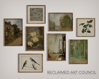 Printable Vintage Gallery Wall Art Set | Warm Gallery Wall Print Set | Modern Farmhouse Gallery Wall | Digital Download