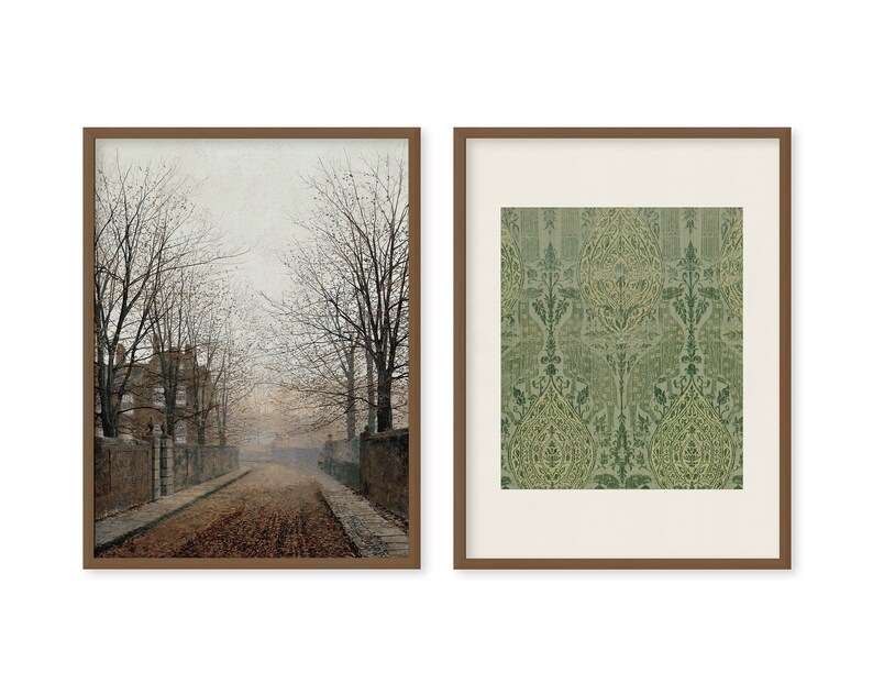 printable-vintage-gallery-wall-art-set-warm-gallery-wall-etsy