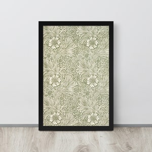 Neutral Green Tapestry Wall Art | Antique Textile Print | Vintage Fabric Design | Vintage Textile | Textile Wall Art