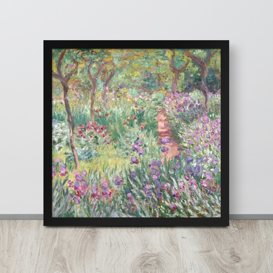 Vintage Flower Garden Painting | Spring Flowers Print | Impressionist ...
