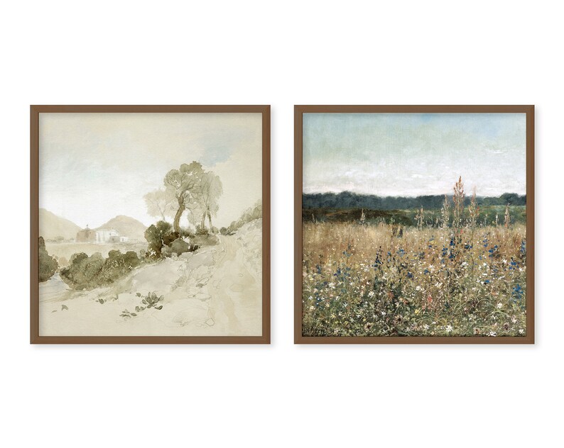 printable-vintage-gallery-wall-art-set-warm-gallery-wall-etsy