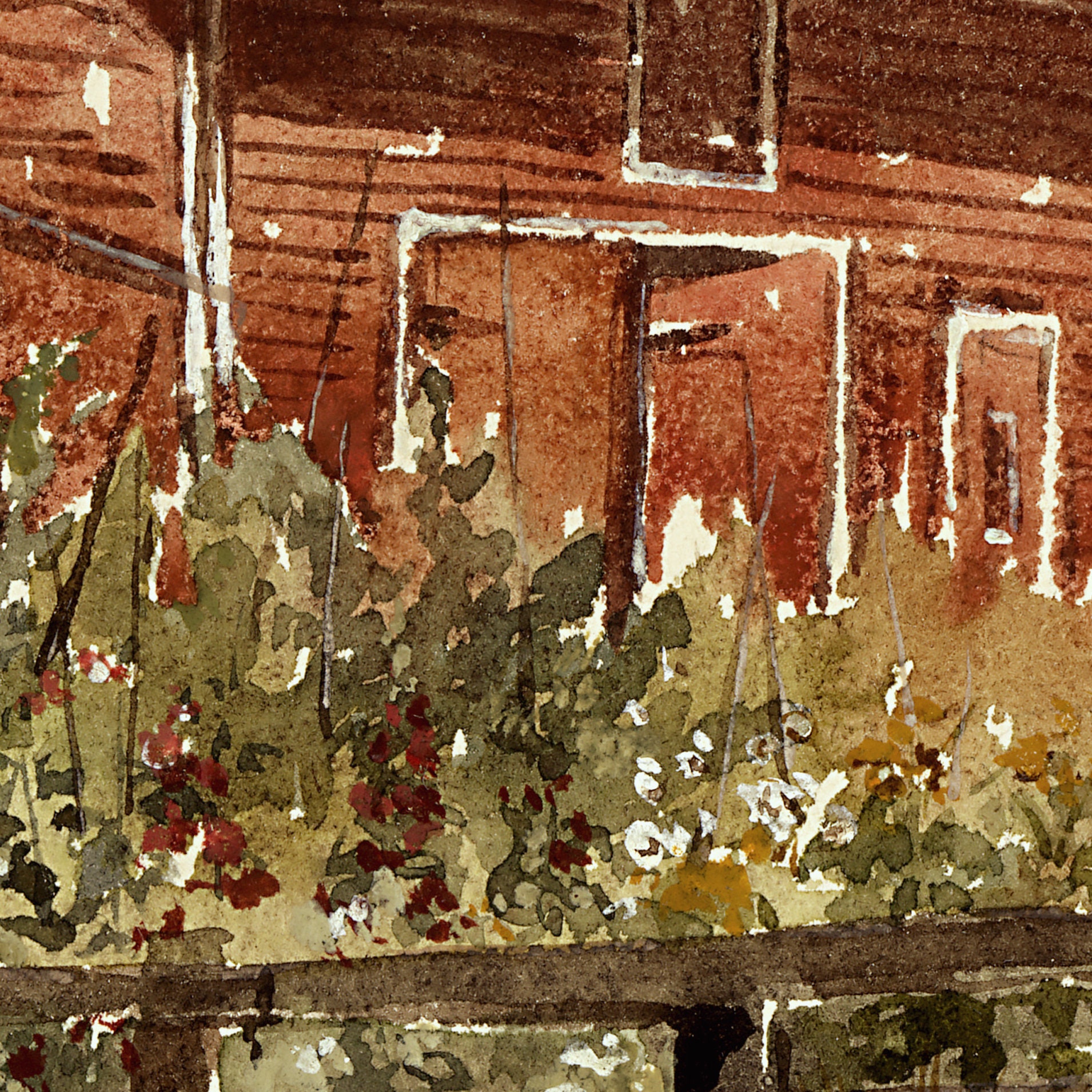 Old Barn Print Red Barn Print Rustic Barn Painting | Etsy