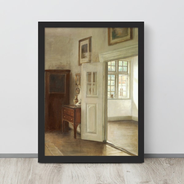 Moody Interior Still Life Painting | Farmhouse Interior Painting | Rustic Country Print | Printable Art | Victorian Oil Painting