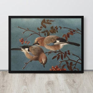 Vintage Birds Painting | Antique Bird Print | Vintage Nursery Decor | Farmhouse Nursery Wall Art | Printable Art | Fine Art Print